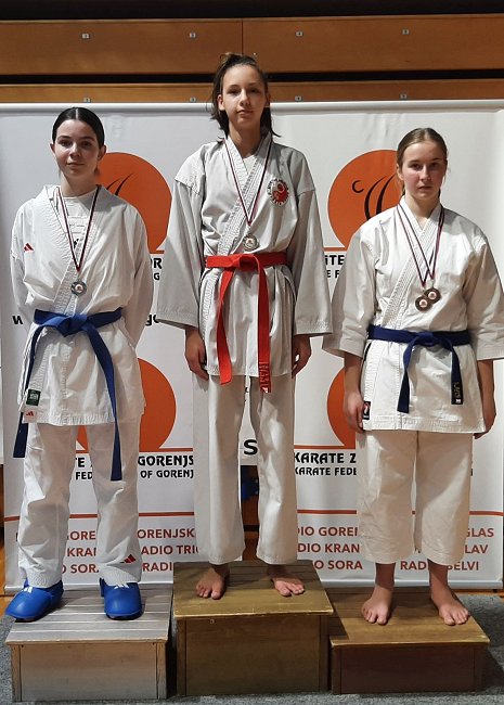 Veronika Zorzut Malinović kadetinje U16 open 1. mesto 